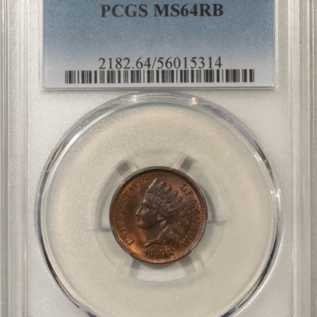 New Store Items 1892 INDIAN CENT – PCGS MS-64 RB