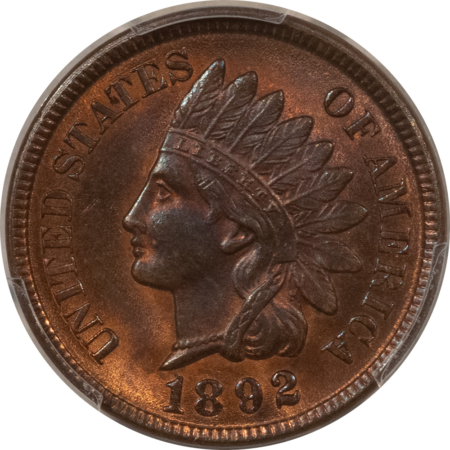 Indian 1892 INDIAN CENT – PCGS MS-64 RB