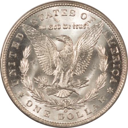 CAC Approved Coins 1892-O $1 MORGAN DOLLAR – PCGS MS-64+ BLAST WHITE CLEAN CHEEK, PQ, CAC APPROVED!