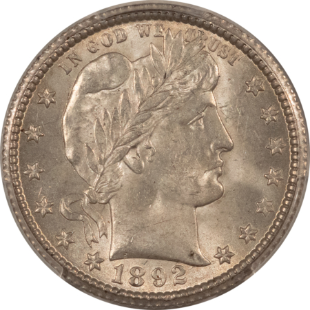 Barber Quarters 1892-O BARBER QUARTER – PCGS MS-63, LUSTROUS & CHOICE