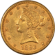 $10 1881 $10 LIBERTY GOLD EAGLE – ABOUT UNCIRCULATED!