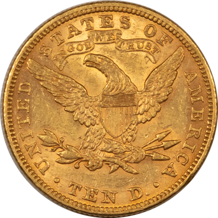 $10 1893 $10 LIBERTY GOLD EAGLE – HIGH GRADE, NEARLY UNCIRCULATED, LOOKS CHOICE!