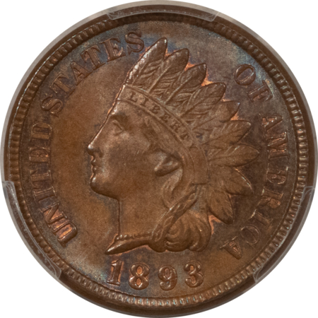 Indian 1893 INDIAN CENT – PCGS MS-64 BN