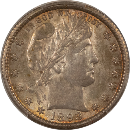 Barber Quarters 1893-O BARBER QUARTER – PCGS AU-58, FRESH & ATTRACTIVE