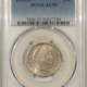 Barber Quarters 1895 BARBER QUARTER – PCGS AU-58, PRETTY