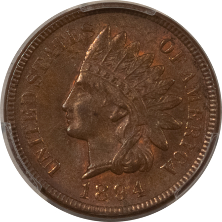 Indian 1894 INDIAN CENT – PCGS MS-63 BN, PREMIUM QUALITY!
