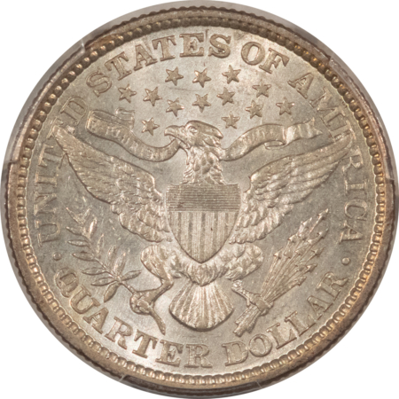 Barber Quarters 1895 BARBER QUARTER – PCGS AU-58, PRETTY