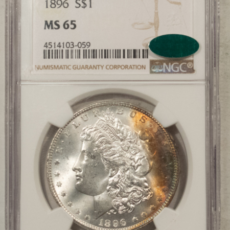 CAC Approved Coins 1896 $1 MORGAN DOLLAR – NGC MS-65, GORGEOUS, PREMIUM QUALITY & CAC APPROVED!