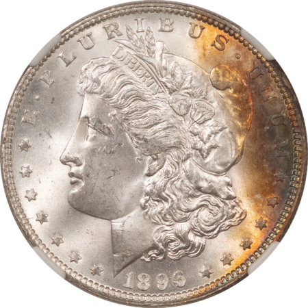 CAC Approved Coins 1896 $1 MORGAN DOLLAR – NGC MS-65, GORGEOUS, PREMIUM QUALITY & CAC APPROVED!