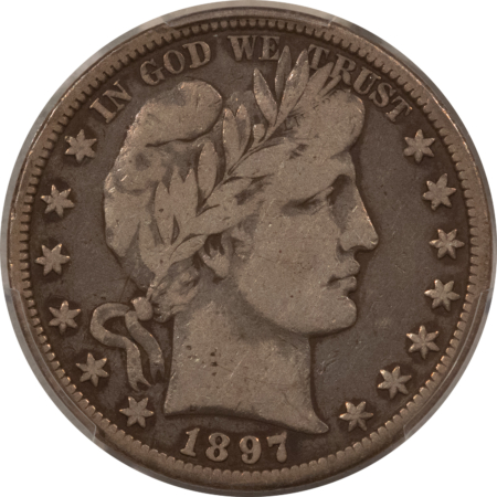Barber Halves 1897-O BARBER HALF DOLLAR – PCGS F-12