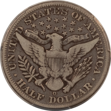 Barber Halves 1897-O BARBER HALF DOLLAR – PCGS F-12