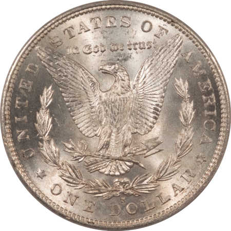 Morgan Dollars 1897-S $1 MORGAN DOLLAR – PCGS MS-64, OLD GREEN HOLDER, FRESH & PREMIUM QUALITY!