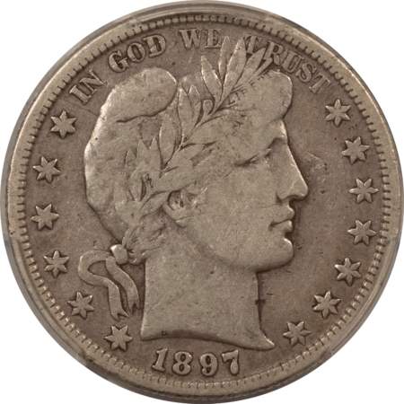 Barber Halves 1897-S BARBER HALF DOLLAR – PCGS F-12