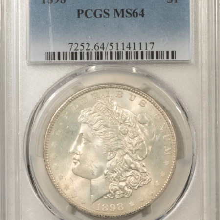 New Store Items 1898 $1 MORGAN DOLLAR – PCGS MS-64