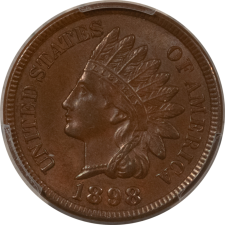 Indian 1898 INDIAN CENT – PCGS MS-62 BN