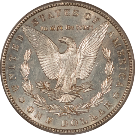 Dollars 1898-S $1 MORGAN DOLLAR – PCGS MS-63 PL, CHOICE, STRONG MIRRORS, TOUGH PROOFLIKE