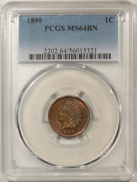 Indian 1899 INDIAN CENT – PCGS MS-64 BN