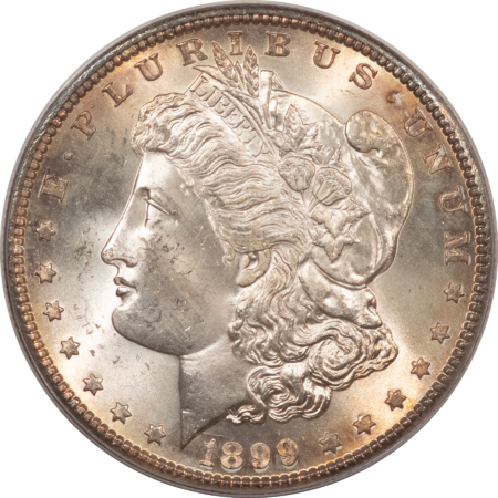 Morgan Dollars 1899-S $1 MORGAN DOLLAR – PCGS MS-64, FLASHY, LUSTROUS!