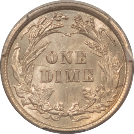 Barber Dimes 1900 BARBER DIME – PCGS MS-61, FRESH WHITE