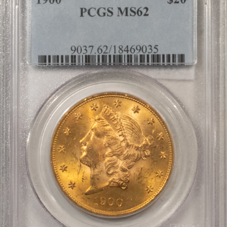 $20 1900 $20 LIBERTY GOLD DOUBLE EAGLE – PCGS MS-62