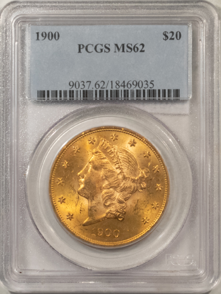 $20 1900 $20 LIBERTY GOLD DOUBLE EAGLE – PCGS MS-62