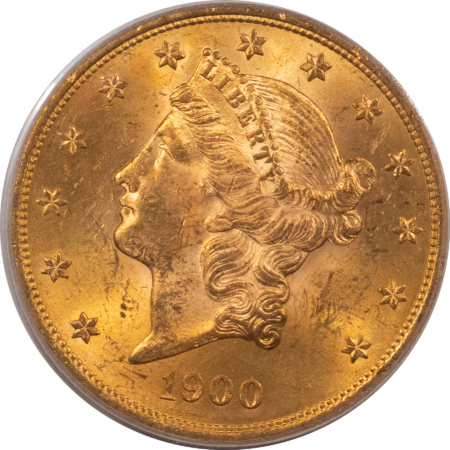 $20 1900 $20 LIBERTY GOLD DOUBLE EAGLE – PCGS MS-62