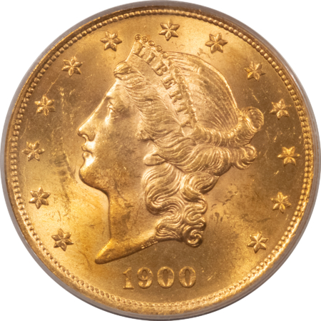 $20 1900 $20 LIBERTY GOLD DOUBLE EAGLE – PCGS MS-62