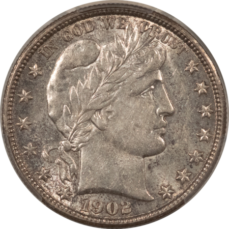 Barber Halves 1902 BARBER HALF DOLLAR – PCGS AU-58