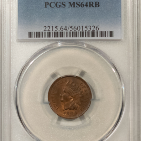 Indian 1903 INDIAN CENT – PCGS MS-64 RB