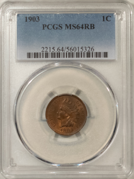 Indian 1903 INDIAN CENT – PCGS MS-64 RB