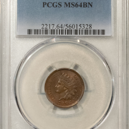 Indian 1904 INDIAN CENT – PCGS MS-64 BN