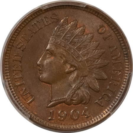 Indian 1904 INDIAN CENT – PCGS MS-64 BN