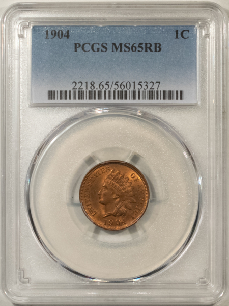 Indian 1904 INDIAN CENT – PCGS MS-65 RB