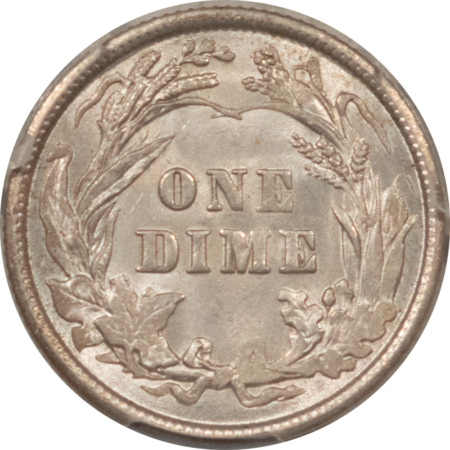 Barber Dimes 1905 BARBER DIME – PCGS MS-62, FLASHY WHITE