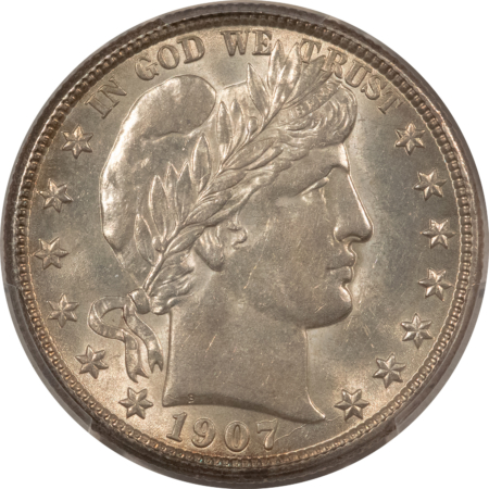 Barber Halves 1907-O BARBER HALF DOLLAR – PCGS AU-58