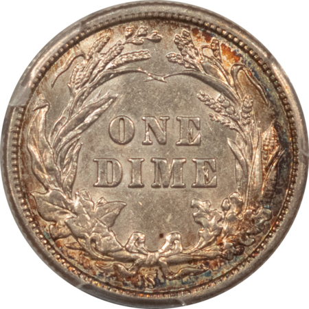 Barber Dimes 1907-S BARBER DIME – PCGS AU-55, PRETTY!