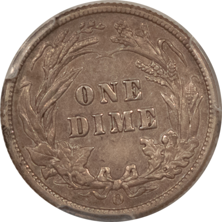 Barber Dimes 1908-O BARBER DIME – PCGS GENUINE, CLEANED-AU DETAIL, NICE LOOK