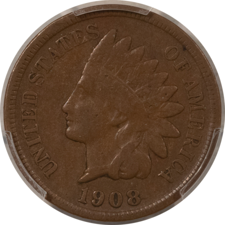 Indian 1908-S INDIAN CENT – PCGS VF-30 BN