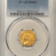 $2.50 1913 $2.50 INDIAN GOLD QUARTER EAGLE – NGC MS-61