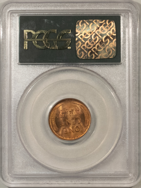 Lincoln Cents (Wheat) 1909-VDB LINCOLN CENT – PCGS MS-66 RD, OLD GREEN HOLDER & PREMIUM QUALITY!