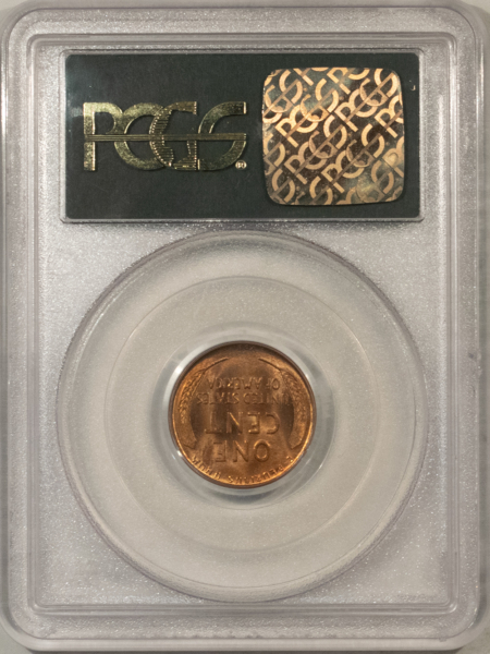 Lincoln Cents (Wheat) 1909-VDB LINCOLN CENT – PCGS MS-66 RD, OLD GREEN HOLDER & PREMIUM QUALITY!