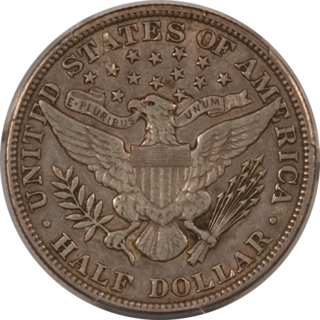 Barber Halves 1910 BARBER HALF DOLLAR – PCGS VF-35, SCARCE!