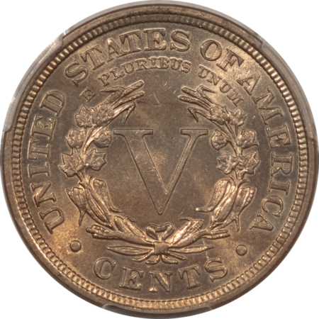 Liberty Nickels 1910 LIBERTY NICKEL – PCGS MS-63, LUSTROUS!