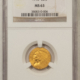 $5 1903-S $5 LIBERTY GOLD HALF EAGLE – PCGS MS-64+, 65 QUALITY! PREMIUM QUALITY!