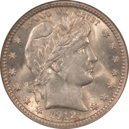 Barber Quarters 1912 BARBER QUARTER – NGC MS-63, CHOICE, FRESH!