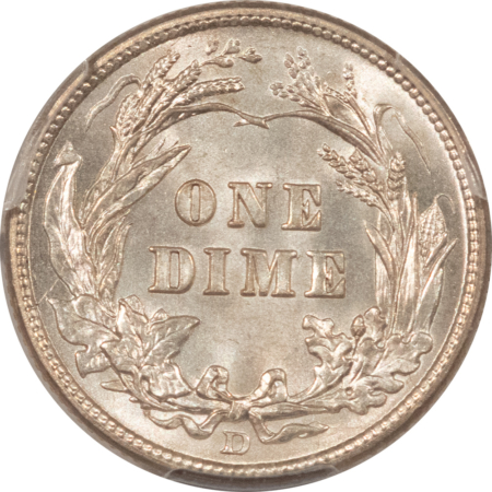 Barber Dimes 1912-D BARBER DIME – PCGS MS-65, SUPERB, MARK-FREE! PREMIUM QUALITY!