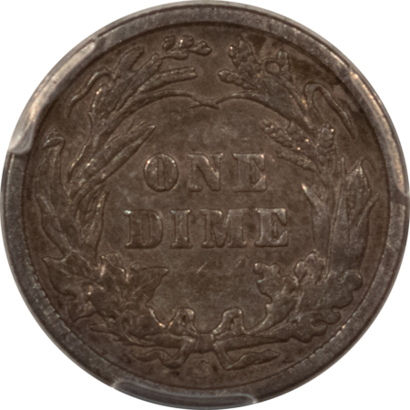 Barber Dimes 1913-S BARBER DIME – PCGS F-15, KEY-DATE