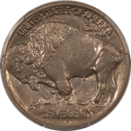 Buffalo Nickels 1913-S BUFFALO NICKEL, TYPE 1 – PCGS MS-62, LOOKS 63+! PREMIUM QUALITY!