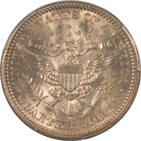 Barber Quarters 1914 BARBER QUARTER – PCGS MS-63, ORIGINAL WHITE & CHOICE!