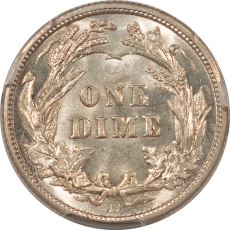 Barber Dimes 1914-D BARBER DIME – PCGS MS-62, FRESH AND ATTRACTIVE!